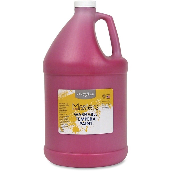 Handy Art Little Masters Washable Tempera Paint, Magenta, Gallon 214725 - main