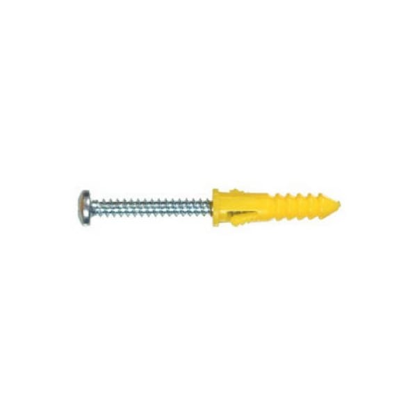Hillman Screw Anchor, Pan, Plastic, 6 PK 5107 - main