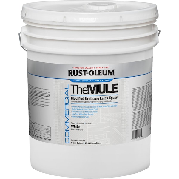 Rust-Oleum Epoxy Coating, White, Gloss 393941 - main