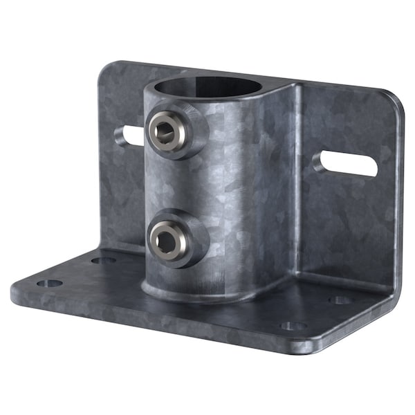 Safety Rail Railing Flange with Toe Board Adapter - 1-1/2in 150317 - main