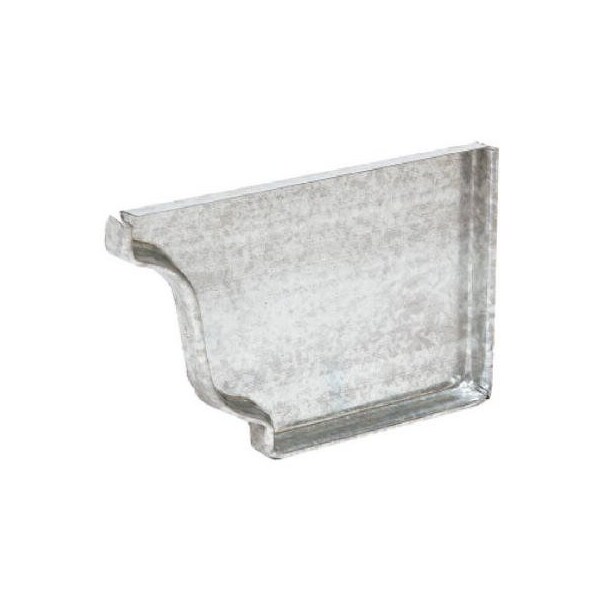 Amerimax Home Products 4" Mf Galv Right Endcap 15206 - main