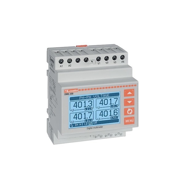Lovato Modular Lcd Multimeter 128X80 Pixel Lcd, Rs485 Port, 100-240Vac/110-250Vdc DMG210 - main