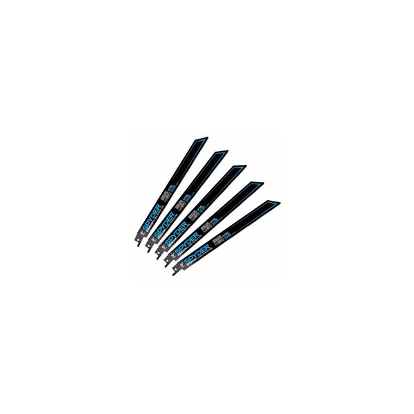 Sm Products Reciprocating Saw Blade Set, Bi-Metal, for Wood and Nails, 10/14 TPI, 9 in, 5-Pack 200305 - main