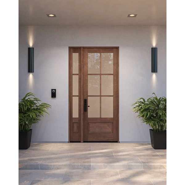 Doornmore G7506, 51.5" x 98" ( 36" Door + 12" Side) Left Hand, Mahogany SDL 6 Lite, 3/4 Lite Exterior Door G7506-SW-3696-G7503-SL_1-1_LI - main