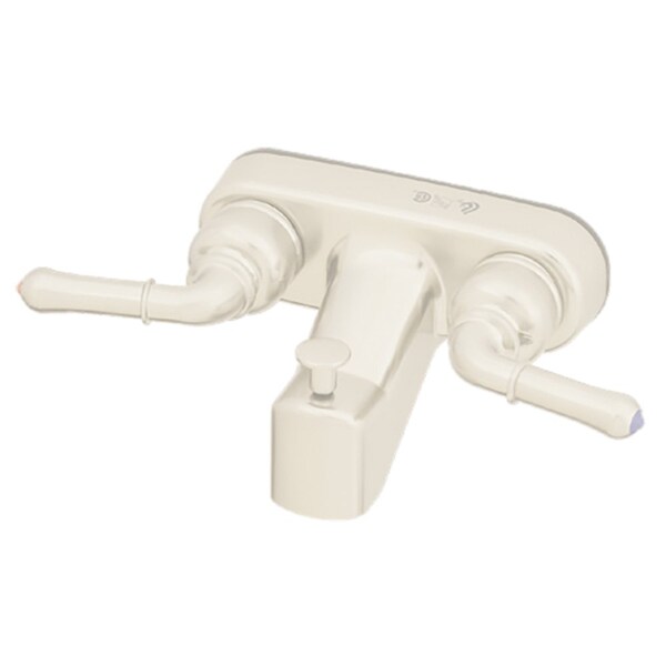 Empire Faucets Empire Brass U-YWI41VBW RV Non-Metallic Tub/Shower Diverter Faucet with Teapot Handles 4in - White U-YWI41VBW-E - main