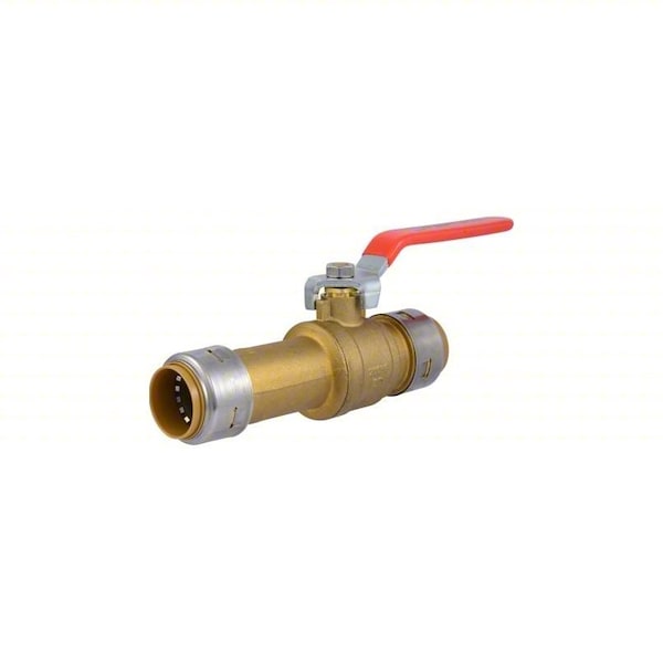 Sharkbite Turn Ball Valve, 5.6" L, Brass UR24737 - main