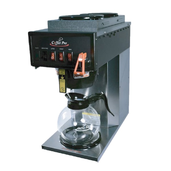 Coffee Pro Coffee Maker Plumbed with Faucet Stainless Steel Commerciall 3 Burner 1cs CP3AF - main