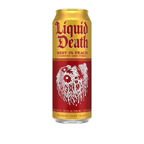 Liquid Death Iced Tea, Rest in Peace, 19.2 oz Can 1700611 - main