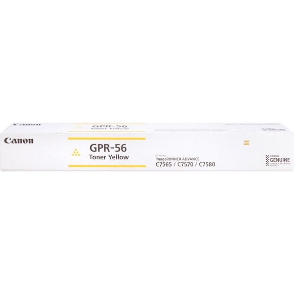 Canon GPR-56 Toner Bottle Cartridge, Laser, Yellow, 66500 Pages 1001C003 - main