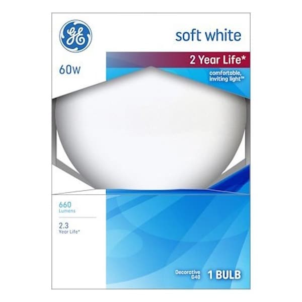 Current Ge60W 5" Wht Globe Bulb 49780 - main