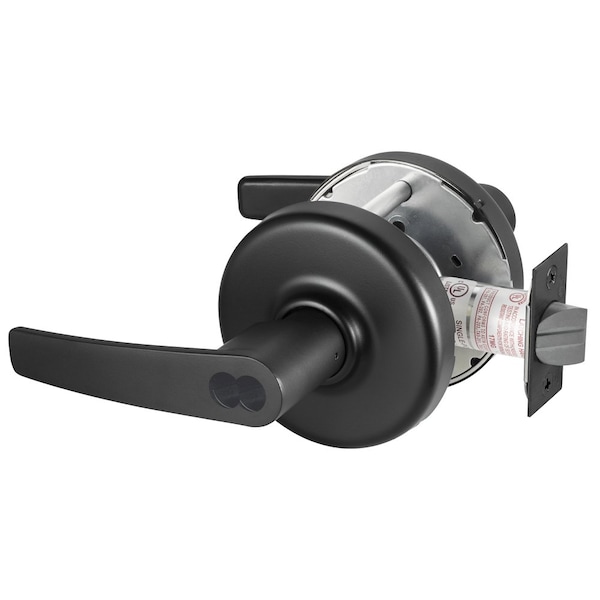 Corbin Russwin Grade 1 Storeroom/Closet Cylindrical Lock, Armstrong Lever, D Rose, LFIC 6-Pin Less Core, Black Sue CLX3357 AZD BSP CL6 - main