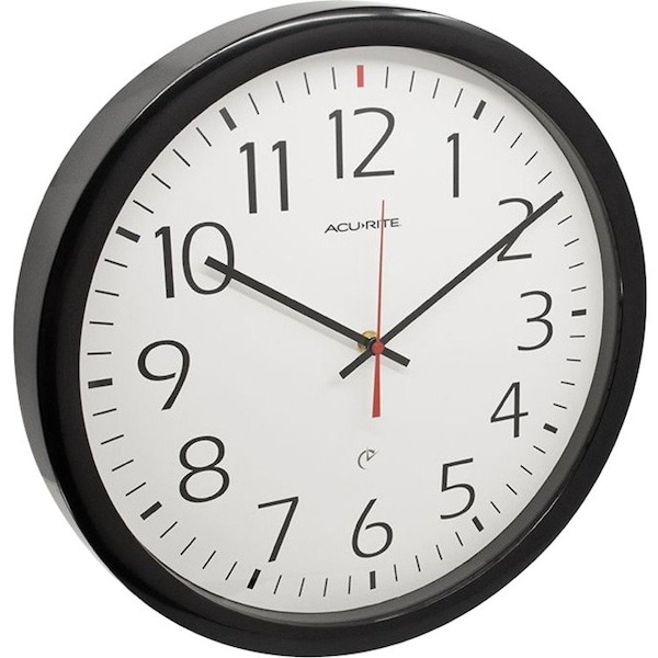 Acurite Set And Forget Wall Clock, 14.3" 46027 - main
