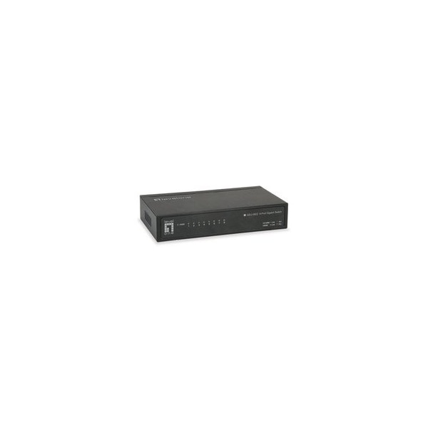 Cable Wholesale 8 Port 10/100/1000 Gigabit Ethernet Switch, Energy Efficient Ethernet / IEEE 802.3az 71X6-01608 - main