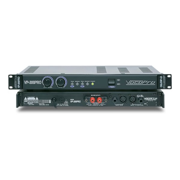 Vocopro VP-300 PRO Single Space 300W Professional Power Amplifier VP-300PRO - main