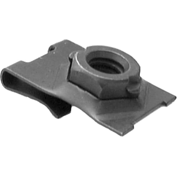 Auveco J-Type Cage Nut, 1/4 in - 20 TPI Screw x 1/2 in Center of Hole to Edge, Phosphate, 4PK AP5586 - main