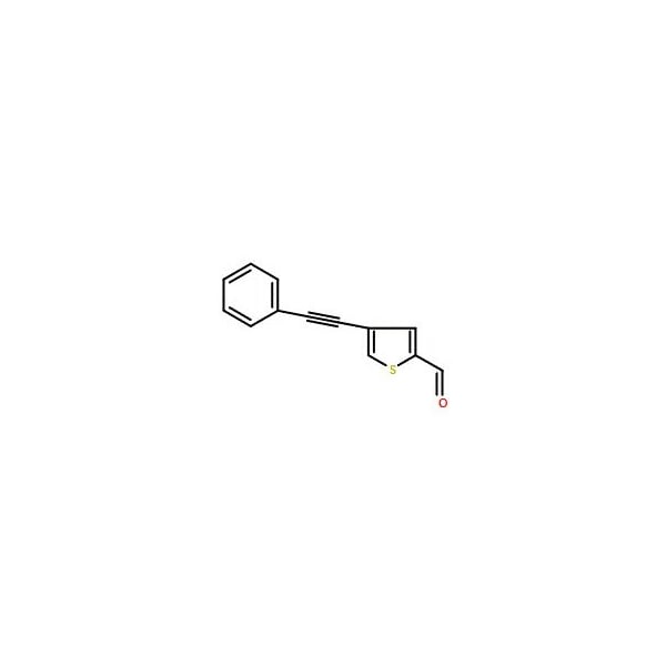 Ak Scientific 4-(2-Phenyleth-1-ynyl)thiophene-2-carbaldehyde (250mg), CAS 175203-58-4 Y7978-250mg - main