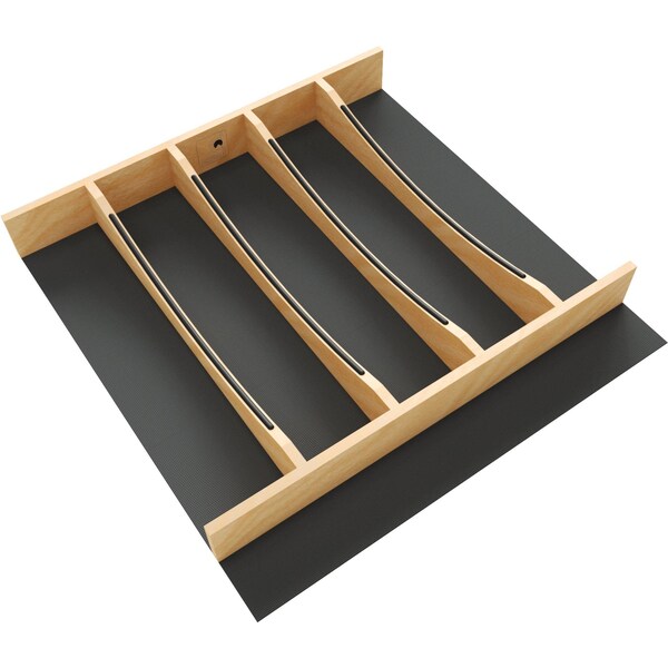 Rev-A-Shelf Utility Tray Insert Wood/Black 19-1/4in W Right Fit Craftsman 4WUTCC-24MB-1 - main
