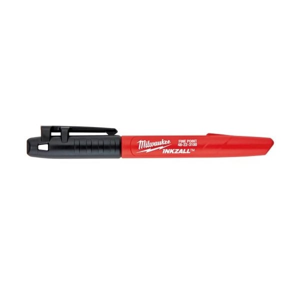 Milwaukee Tool InkIndustrialMarker, Black, Bullet, PK2 48-22-3105 - main