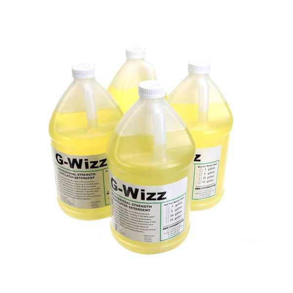 Halton Ventilator/Exhaust Cleaning Detergent, G-Wizz, Professional Strength, 1 Gallon, Case of 4 10828 - main