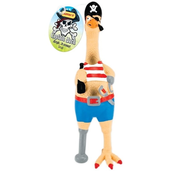Ruffinit Dog Toy, S, Captain Jack Chicken, Rubber 80528-1 - main