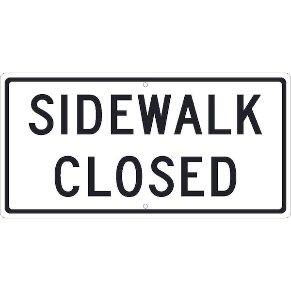 Nmc Sidewalk Closed Sign, TM516K TM516K - main