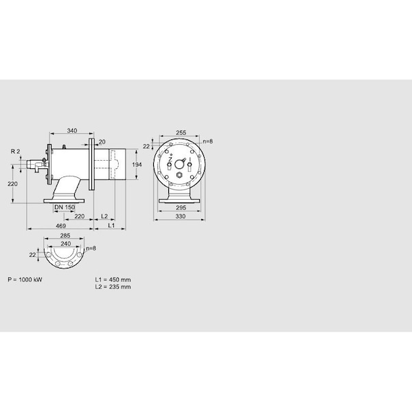 Honeywell Kromschroder ZIO 200RB 450/235 20 DB, BURNERS GAS W AT KS84099657 - main