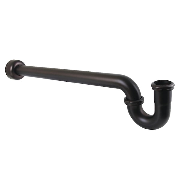 Kingston Brass 1-1/2 in. P-Trap with Box Flange, 24 in. Length, 18 Gauge, Oil Rubbed Bronze CC9125 - main