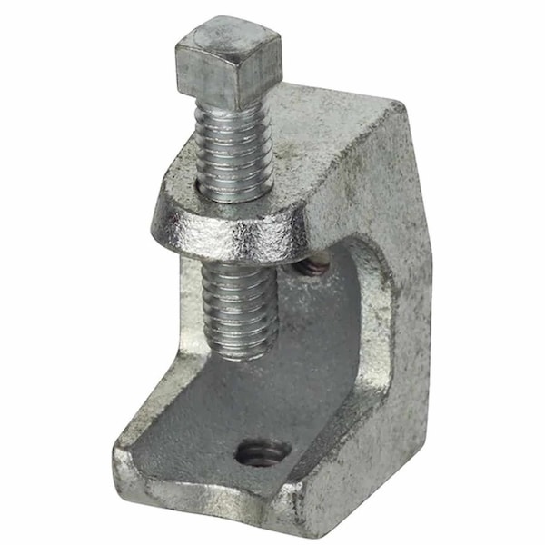 Newhouse Electric 1/2 in. Strut Channel Beam Clamp (Top Clamp) - Silver Electro-Galvanized BC12 - main