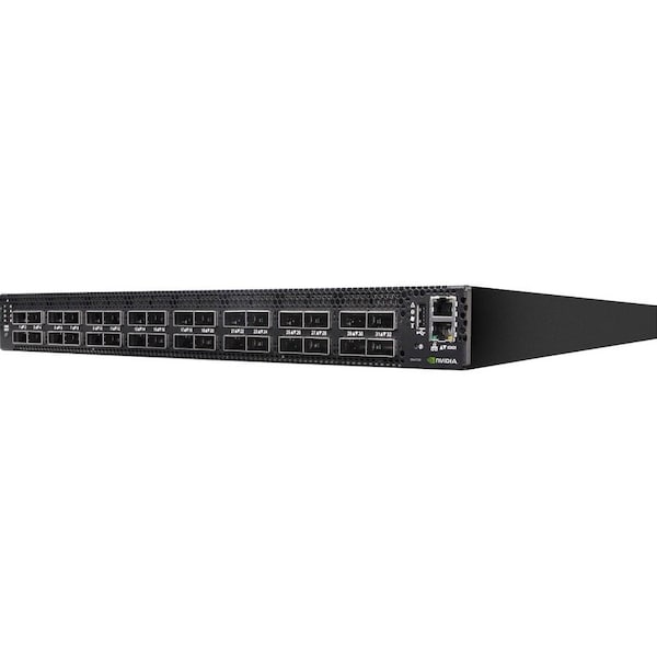Nvidia SPECTRUM-3 BASED 400GBE 1U OPEN ENET SWITCH W/ CUMULUS LINUX 32 QSF MSN4700-WS2RC - main
