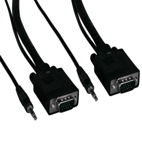 Sanoxy 50ft SVGA HD15 M/M Monitor Cable with Stereo Audio SNX-CBL-LDR-MO105-1150 - main