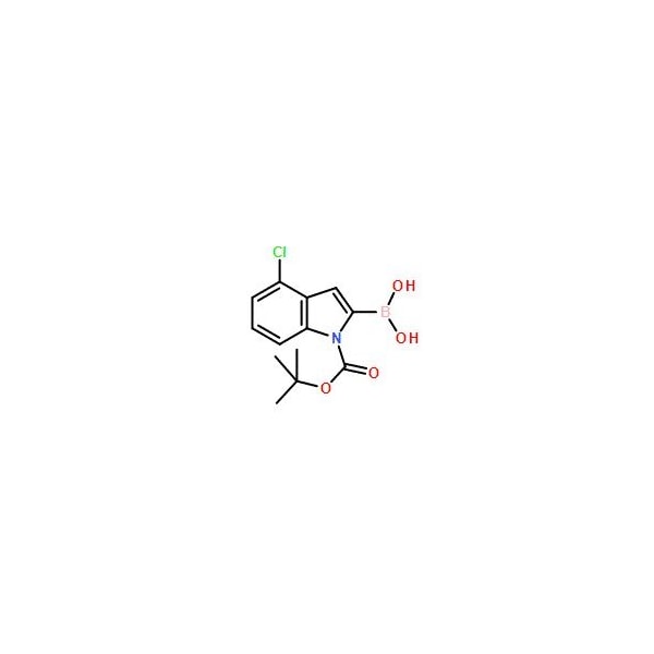 Ak Scientific 4-Chloro-N-(BOC)-indole-2-boronic acid (5g), CAS 475102-11-5 Y9182-5g - main