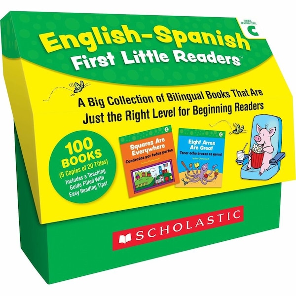 Scholastic First Little Readers Book Set, English-Spanish, Level C, 100 ct 1338668056 - main