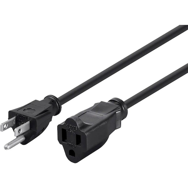 Monoprice 1Ft 14Awg Power Cord Cable W/ 3 Conductor Pc Power Connector 5298 - main