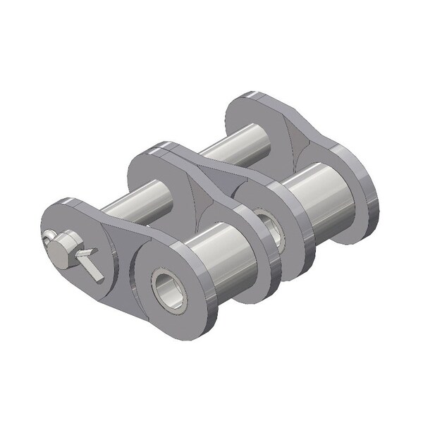 Senqcia Inspire Series SBR Heavy Series Double Strand Cottd Off Link, 60H-2 chain, .75P, 2.24 OAW, .234 Pin 60H-2OL - main