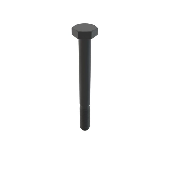 Zoro Select Not Graded, 1/4"-20 Hex Head Cap Screw, Black Oxide Stainless Steel, 2-1/2 in L, 50 PK 31-BLH-25C-250 - main