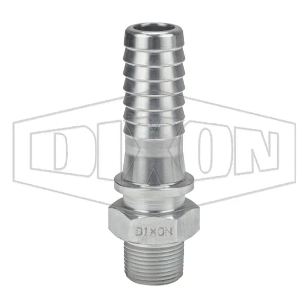 Dixon MS16X 12 Boss Hose Stem, 3/4 x 1 in, MNPT x Hose Shank, Steel, Domestic MS16X12 - main
