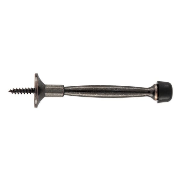 National Hardware 236 Series Rigid Door Stop, 4 in Projection, Zinc, Oil-Rubbed Bronze N830-553 - main