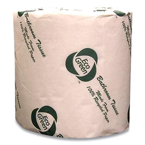 Eco Green 2-Ply Standard Toilet Paper, White - 500 Sheets APAEB8543 - main