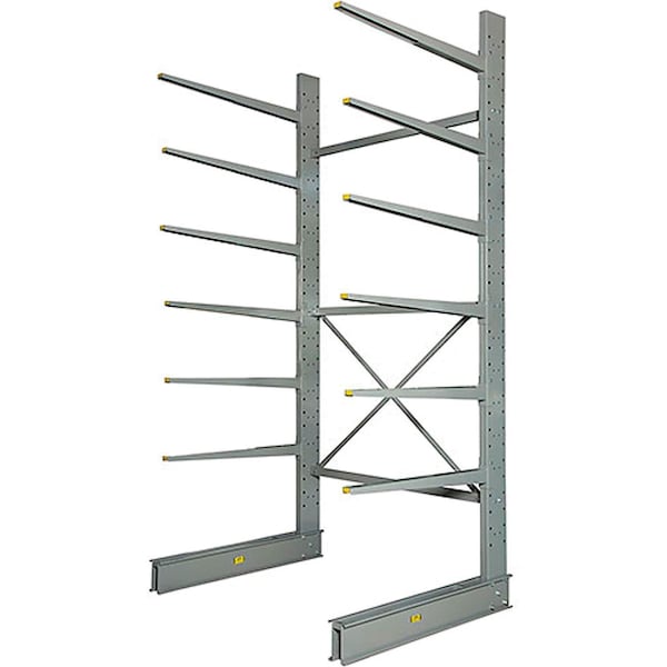 Global Industrial Single Sided Cantilever Rack Starter, 72"Wx61"Dx144"H - Best Value Series 298905 - main
