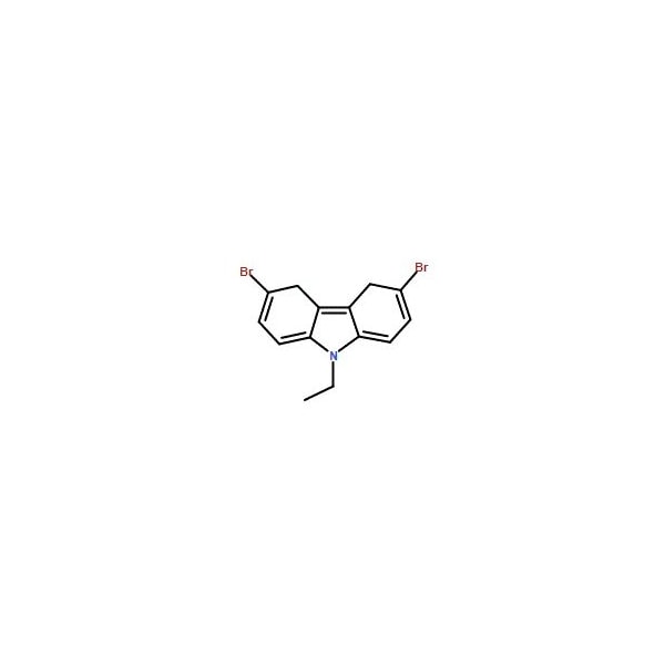 Ak Scientific 3, 6-Dibromo-9-ethylcarbazole (5g), CAS 33255-13-9 X5689-5g - main