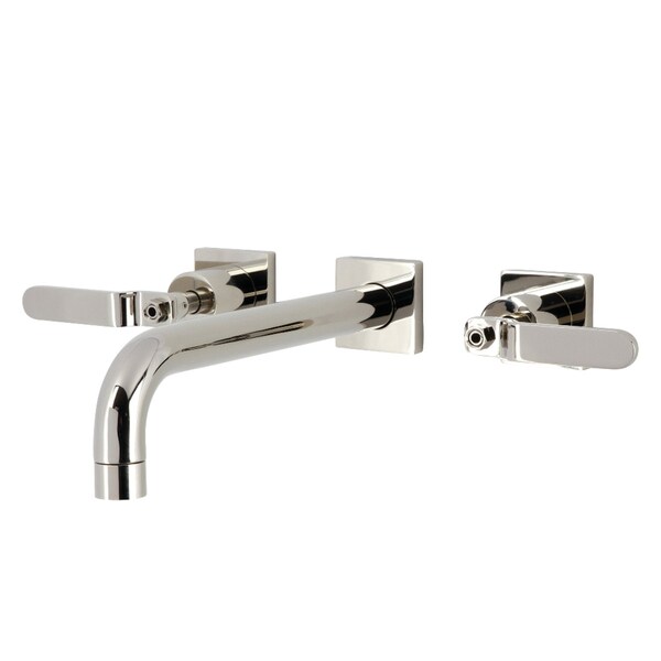 Kingston Brass Two-Handle Wall Mount Tub Faucet, Polished Nickel KS6026KL - main