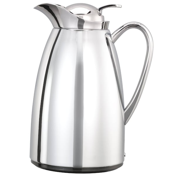 Service Ideas Classy Carafe, Vacuum Insulated Carafe, Glass Vacuum, 0.6 Liter, Polished CJZ6CH - main