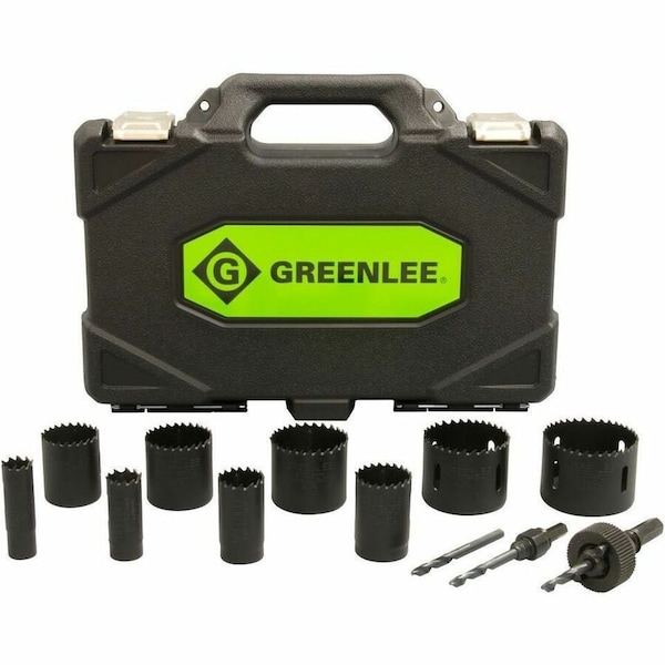 Greenlee Electrician/Plumber Hole Saw Kit, 13 pcs. 891 - main