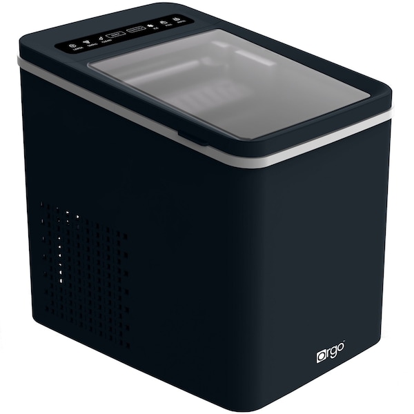 Orgo The Maverick Countertop Ice Maker, Makes 23 lbs. in 24 Hours, Bullet Shaped in 2 Sizes, Black TMT4653 - main