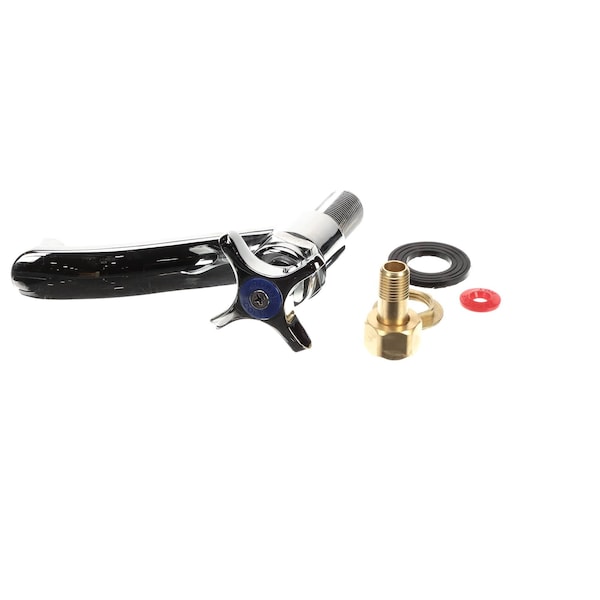 Krowne Steam Table Faucet, Deck Mount, 4-1/4in Swivel Spout, Cross Handle 16-152L - main