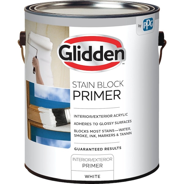 Glidden Stain Block Primer; Interior/Exterior Primer 1 Gallon GLSBIE60WH/01 - main