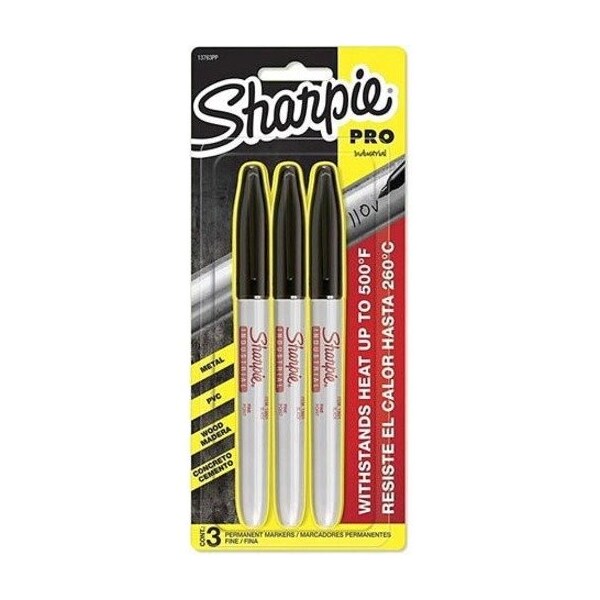 Sharpie Pro Black Fine Tip Permanent Marker 3 pk 13763PP - main