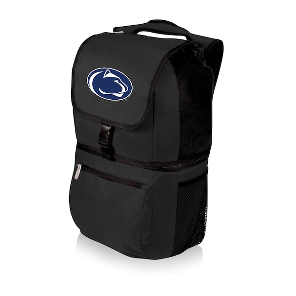 Picnic Time Family Of Brands NCAA Penn State Nittany Lions Zuma Backpack Cooler - Soft Cooler Backpack - Lunch Cooler, Black 634-00-175-494-0 - main