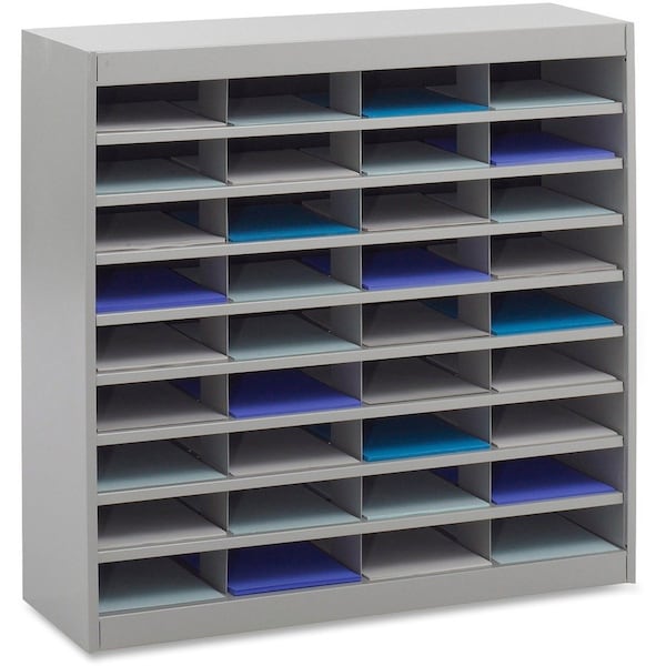 Safco Literature Organizer, 36 Compartments, Gry 9221GRR - main