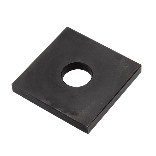 Zoro Select Square Washer, Fits Bolt Size M12 , Stainless Steel Black Oxide Finish Z8912SS-BX - main